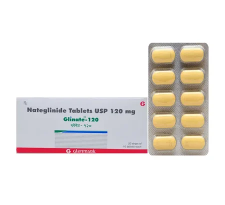 Glinate 120 mg Tablet