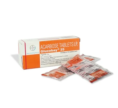 Glucobay 25 mg Tablet