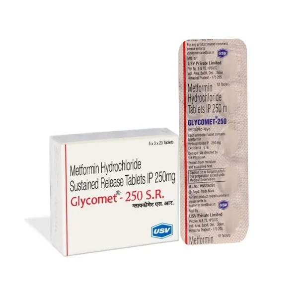 Glycomet 250 mg Tablet