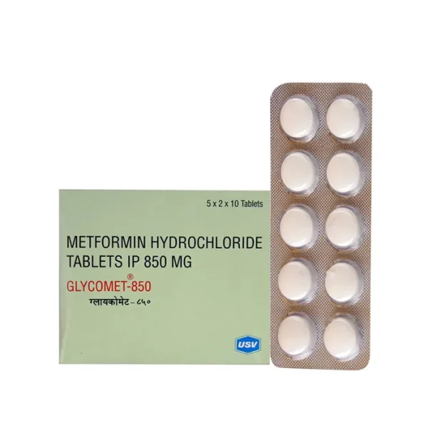Glycomet 850 mg Tablet