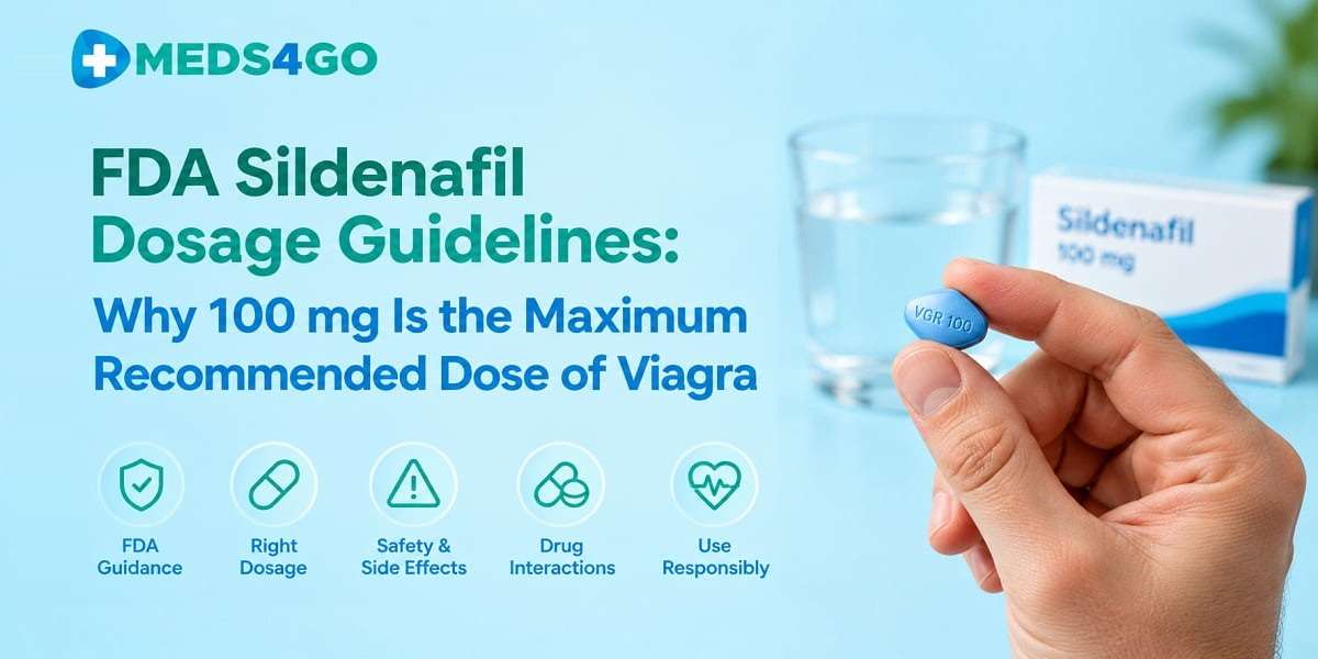 FDA Sildenafil Dosage Guidelines, Why Is 100 mg the Maximum Recommended Dose of Viagra